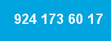 924 173 60 17 924 173 60 17